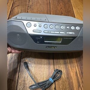 Retro SONY CFD-S05 Stereo Cd Radio Cassette Tape Recorder Boombox-Excellent